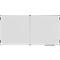 Klapptafel Legamaster UNITE PLUS, magnetisch, 5 Schreibflächen, B 2000/4000 x T 13,4 x H 1000 mm, emaillierter Keramikstahl, weiß